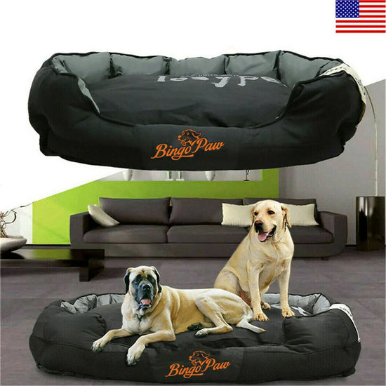 Waterproof XXL Extra Large Jumbo Orthopedic Sofa Dog Comfy Bed