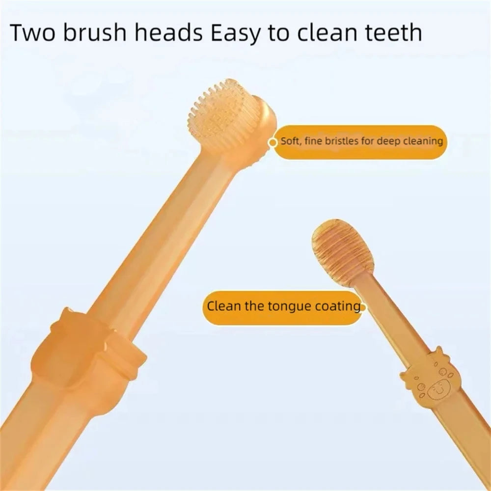 Super Soft Pet Finger Toothbrush Teddy Dog Brush Bad Breath