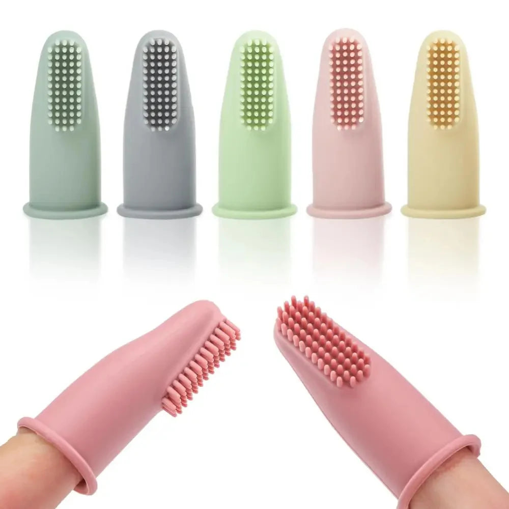 Super Soft Pet Finger Toothbrush Teddy Dog Brush Bad Breath