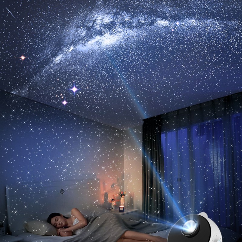 starry sky in the bed room