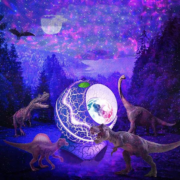 space light projector with dinosaurs